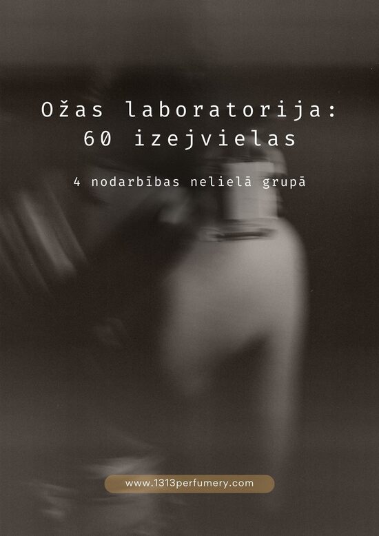 Ožas laboratorija: 60 izejvielas, grupas nodarbību cikls no 28.septembra